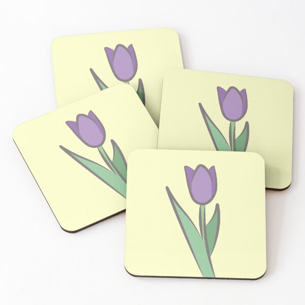 Item preview, Beautiful Minimalist Tulip Flower - Purple designed and sold by AddisonArtworks.