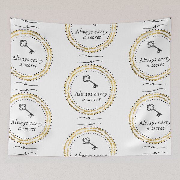 Item preview, Always carry a secret designed and sold by Lifestyledeko.