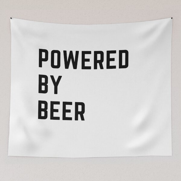 Item preview, the breweries are "POWERED BY BEER" sarcastic quote  t shirt [P-Q 29][577]  designed and sold by HIPNOTIZAR  CRAFTS.