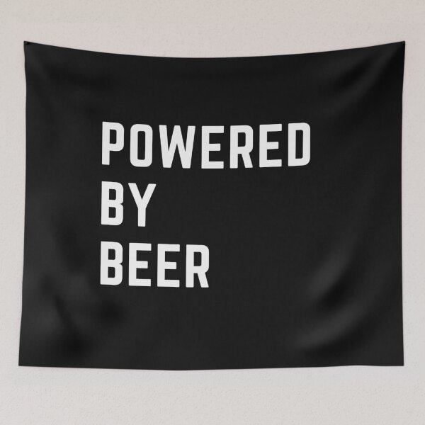 Item preview,  the breweries are calling "POWERED BY BEER" sarcastic quote  t shirt [P-Q 29B][578]  designed and sold by HIPNOTIZAR  CRAFTS.