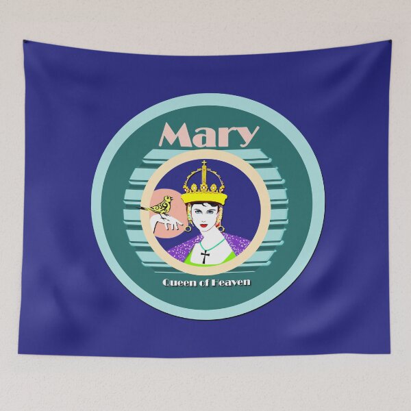 Item preview, Mary, Queen of Heaven and Singing Sparrow designed and sold by Sanctum Icons.