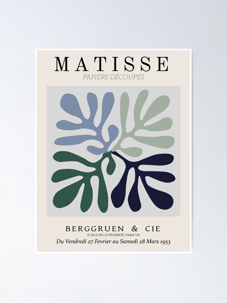 Matisse cod 02 cm 50x70 Poster Affiche Plakat Cartel Stampa Grafica Art papiarte 