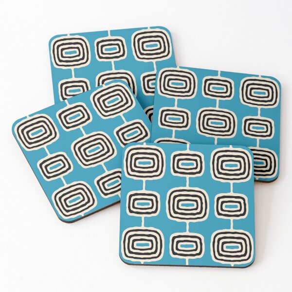 Item preview, Mid Century Modern Atomic Rings Pattern 615 designed and sold by tonymagnerart.