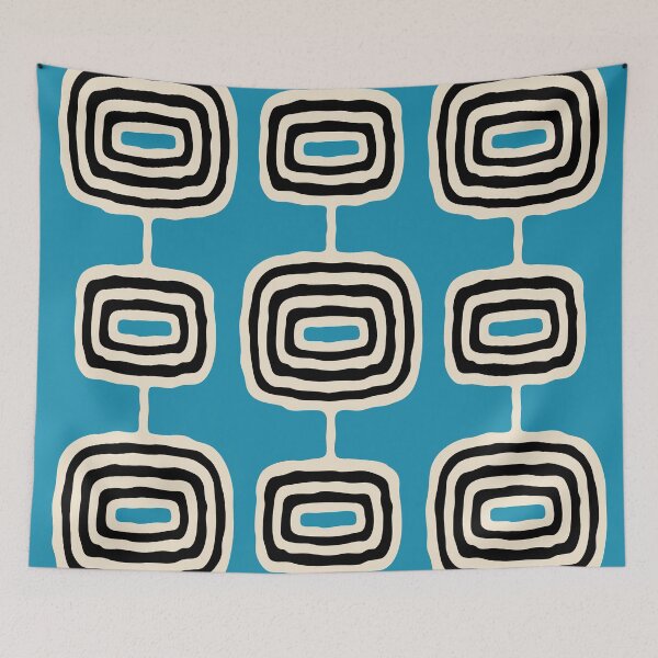 Item preview, Mid Century Modern Atomic Rings Pattern 615 designed and sold by tonymagnerart.