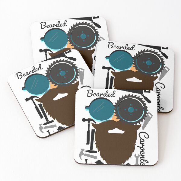 Item preview, Bearded Carpenter designed and sold by Preety Padhiyar.