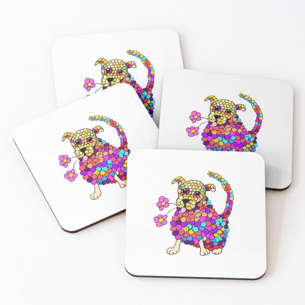 Item preview, Cute Dog Mosaic designed and sold by michellelegrand.