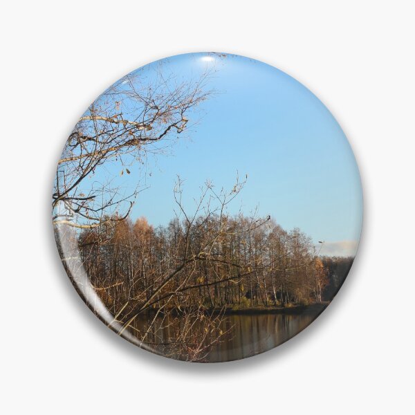 Item preview, autumn landscape with blue sky and bare trees  designed and sold by mrivserg.