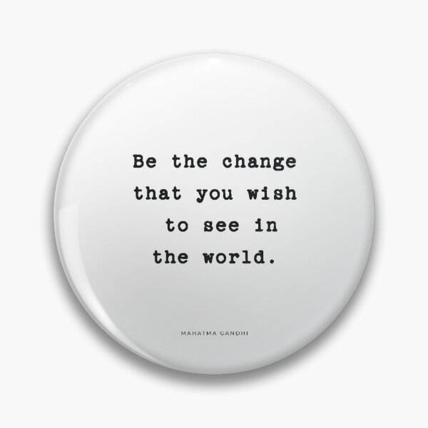 Item preview, Be the Change | Quote designed and sold by Wallpacas.