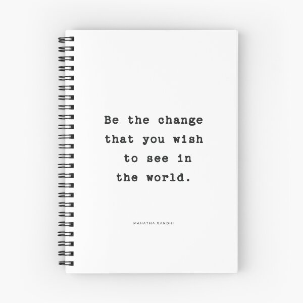 Item preview, Be the Change | Quote designed and sold by Wallpacas.