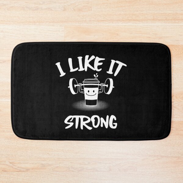 Item preview, I Like It Strong - Funny Coffee Cup designed and sold by Sansmalice.