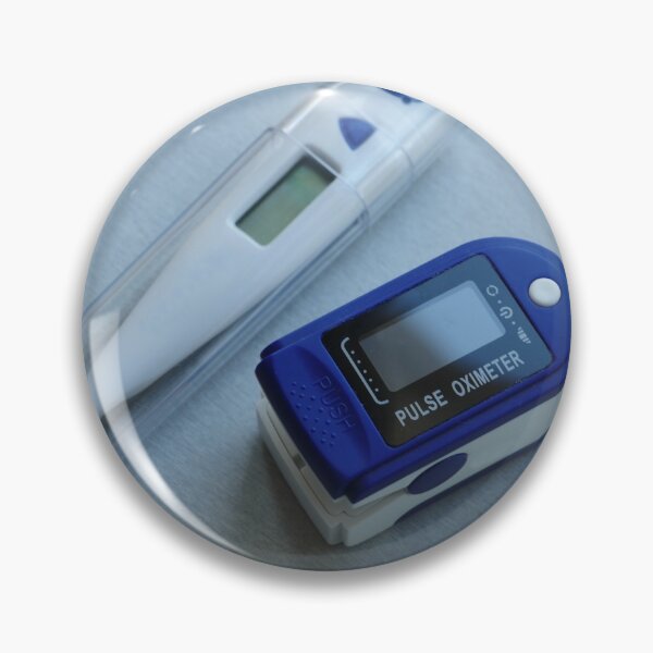 Item preview, Medical thermometer and Portable pulse oximeter close-up designed and sold by mrivserg.
