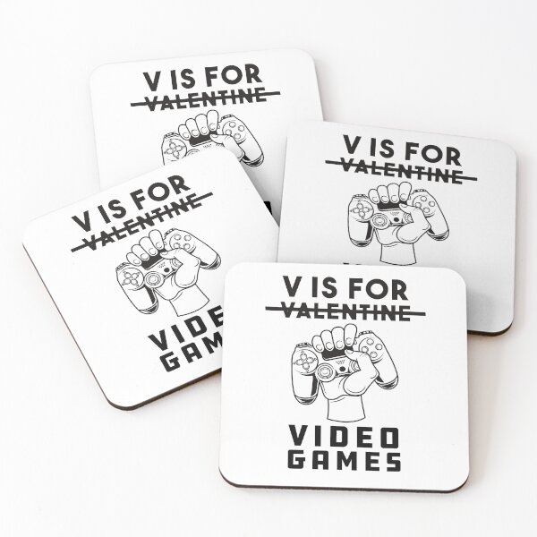 Item preview, V Is For Video Games Valentine Day Funny designed and sold by Alaadin Bendali Braham.