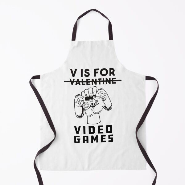Item preview, V Is For Video Games Valentine Day Funny designed and sold by Alaadin Bendali Braham.