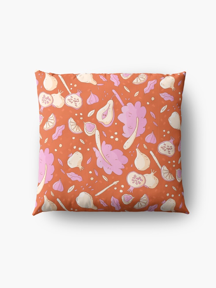 Alternate view of Autumn Vegetables Floor Pillow