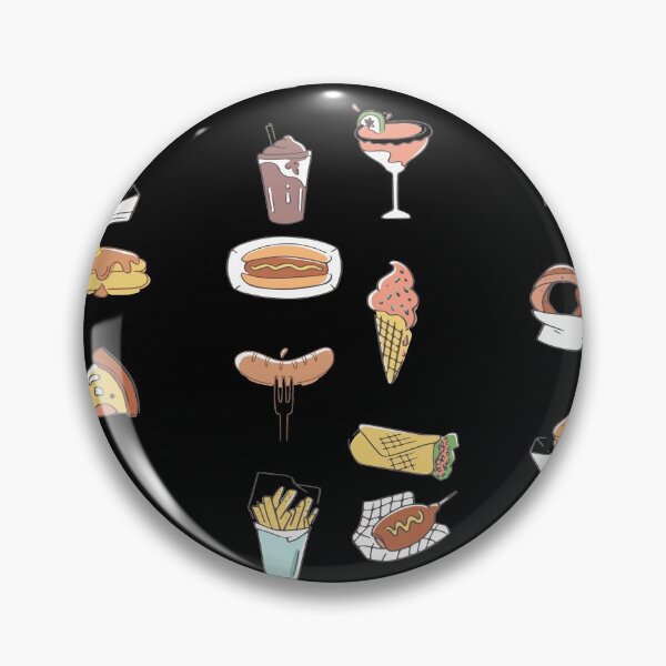 Item preview, Fast Food Sticker Pack - Hamburger, Fries, Pizza, Hotdog, Milkshake, etc. designed and sold by yumiso.