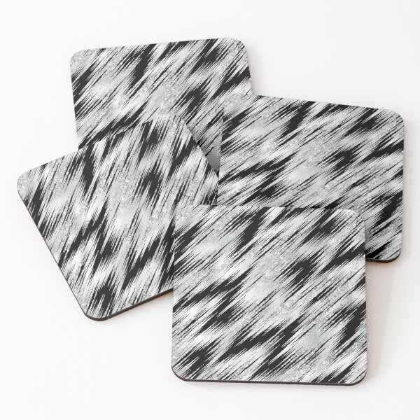 Item preview, Seamless Pinstripe Glitter & Silver designed and sold by ReesDesigns.