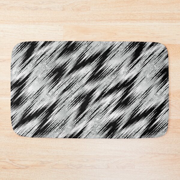 Item preview, Seamless Pinstripe Glitter & Silver designed and sold by ReesDesigns.