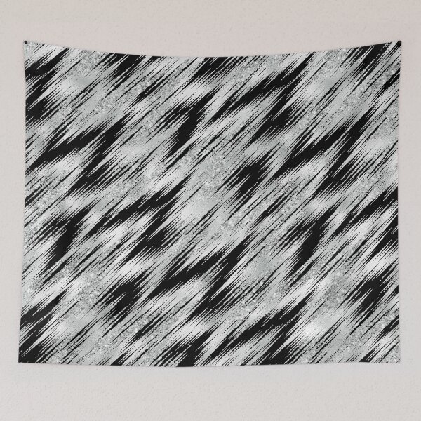Item preview, Seamless Pinstripe Glitter & Silver designed and sold by ReesDesigns.