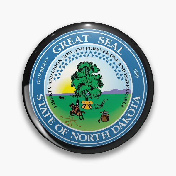 Item preview, The Great Seal Of North Dakota designed and sold by romeobravado.