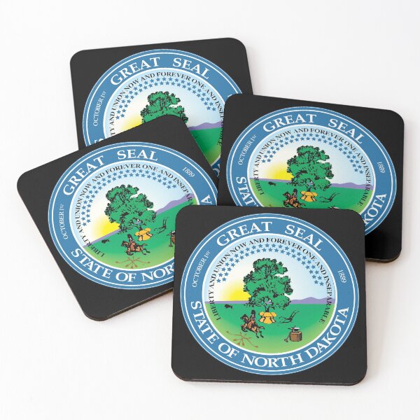 Item preview, The Great Seal Of North Dakota designed and sold by romeobravado.