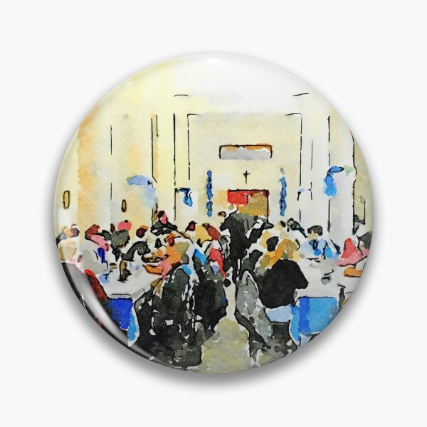 Item preview, Istituto Emiliani: elderly people at the table designed and sold by Giuseppe Cocco.