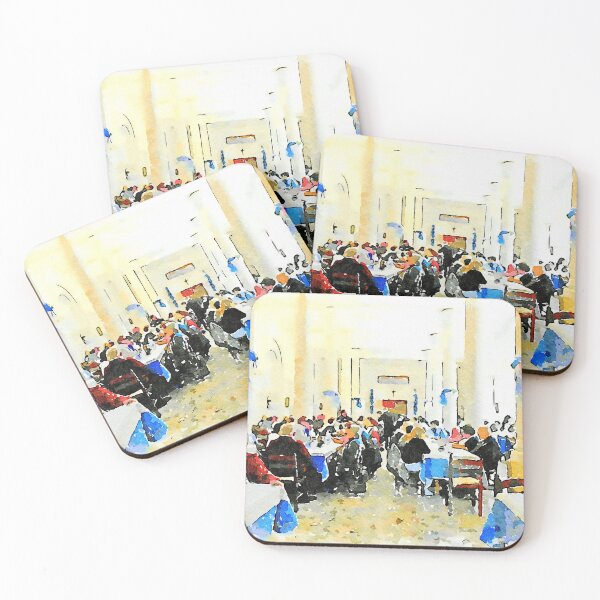 Item preview, Istituto Emiliani: elderly people at the table designed and sold by Giuseppe Cocco.