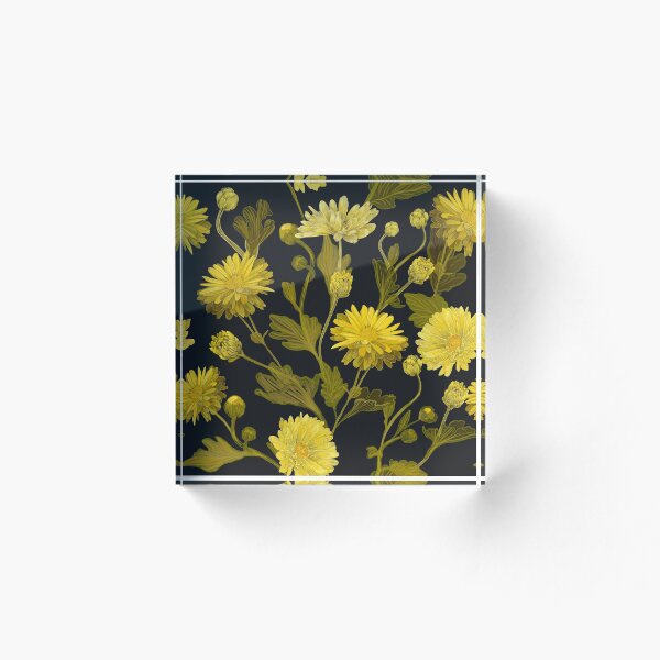Item preview, PATTERNS with YELLOW FLOWERS designed and sold by ANAKOTO.