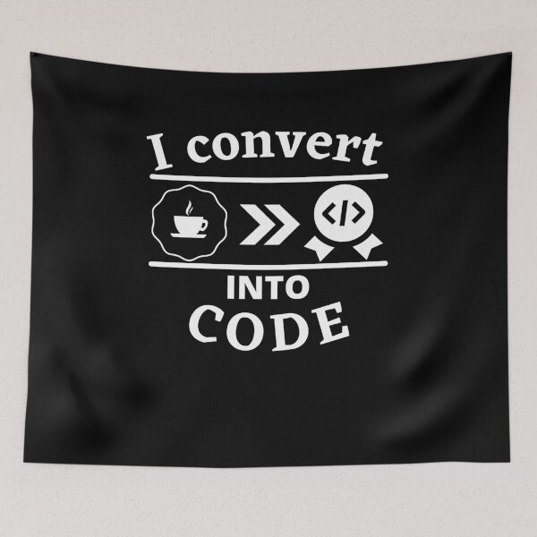 Item preview, I convert coffee into code developer gift for him, gift for her, gift for programer,developer,coder designed and sold by DevDn.