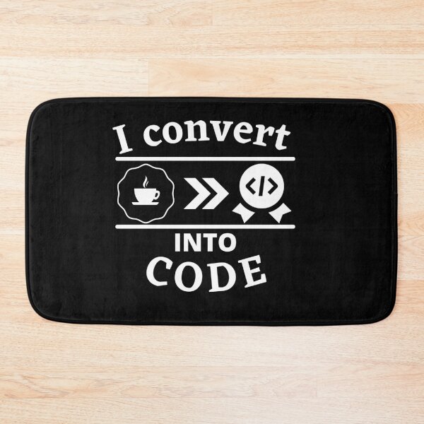 Item preview, I convert coffee into code developer gift for him, gift for her, gift for programer,developer,coder designed and sold by DevDn.