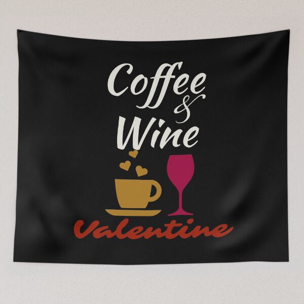 Item preview, Coffee and Wine Valentine - Love is not Cancelled designed and sold by IslandDrip.