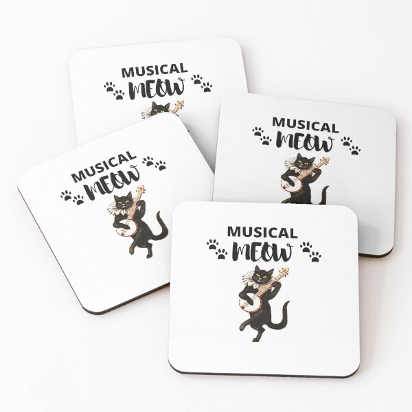 Item preview, Dancing cat and Playing Banjo vintage designed and sold by IZ-STAR.