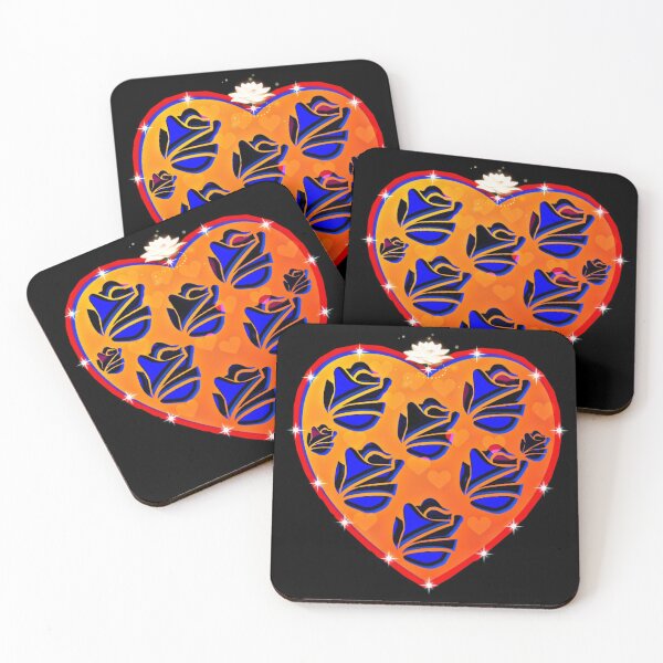 Item preview, The heart of the blue rose designed and sold by Hieroglyphia.