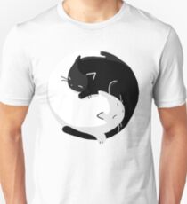 Yin Yang Katzen - Version 2 Unisex T-Shirt