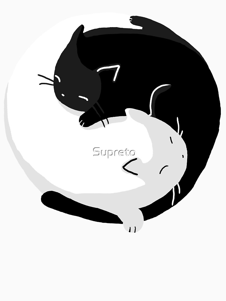Yin Yang Cats - version 2 by Supreto