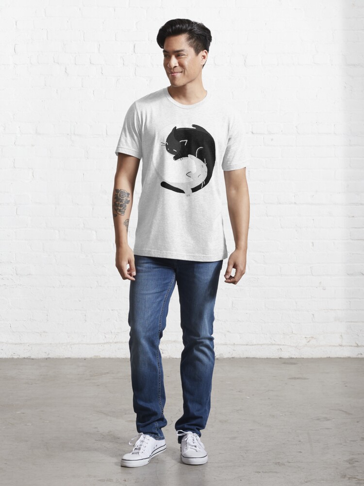 Alternate view of Yin Yang Cats - version 2 Essential T-Shirt