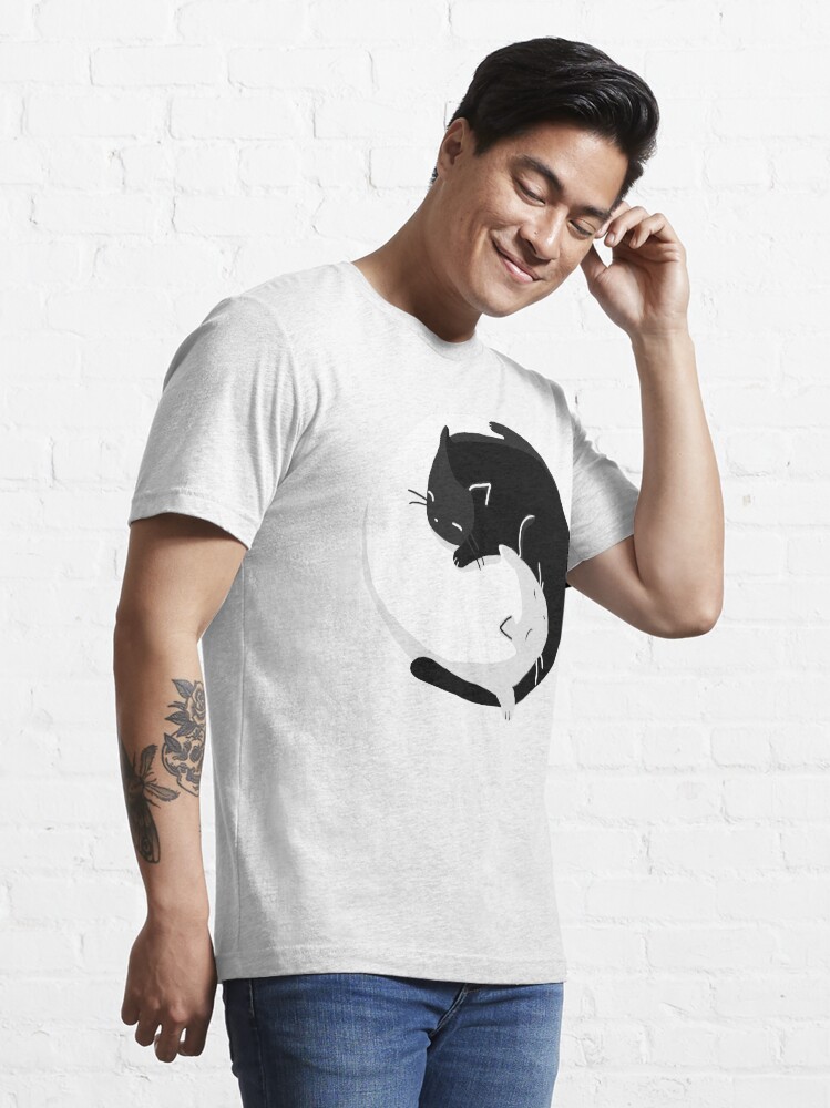 Alternate view of Yin Yang Cats - version 2 Essential T-Shirt