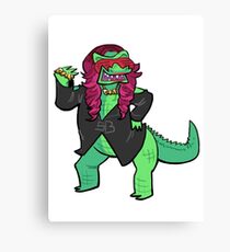 Like A Croc Canvas Print