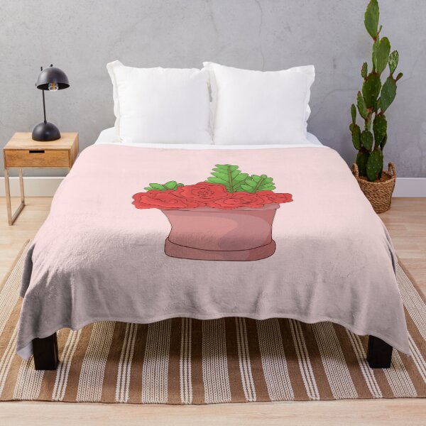 Item preview, Potted Plant, Roses and Ferns designed and sold by ForTheFrogWar.