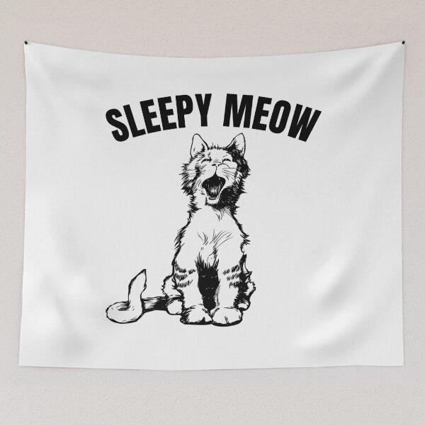 Item preview, Sleepy Meow designed and sold by IZ-STAR.