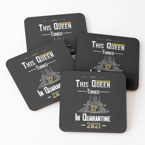 Item preview, This Queen Turned 27 in Quarantine 2021 designed and sold by AliAze.