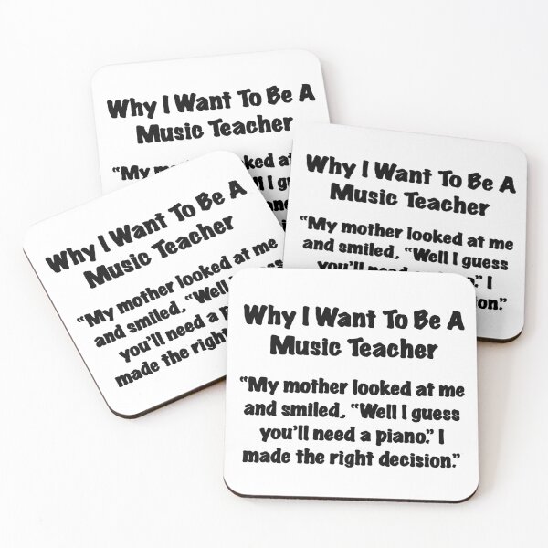 Item preview, Why I Want To Be A Music Teacher, Music Education designed and sold by madebymich.