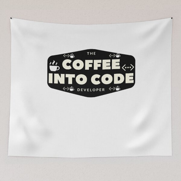 Item preview, coffee to code developer gift for him, gift for her, gift for programer,developer,coder designed and sold by DevDn.