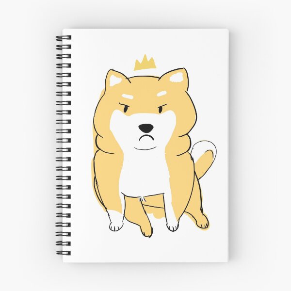Artikelvorschau, Wütender Chibi Shiba mit einer Krone entworfen und verkauft von lysabird.