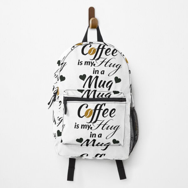 Item preview, Coffee is my Hug in a Mug Typography designed and sold by IslandDrip.