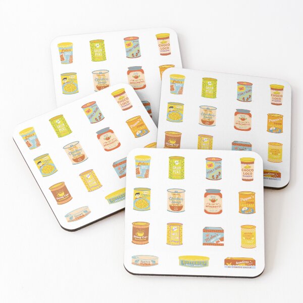 Item preview, Canned Foods Sticker Pack - Colorful Cozy Designs designed and sold by yumiso.