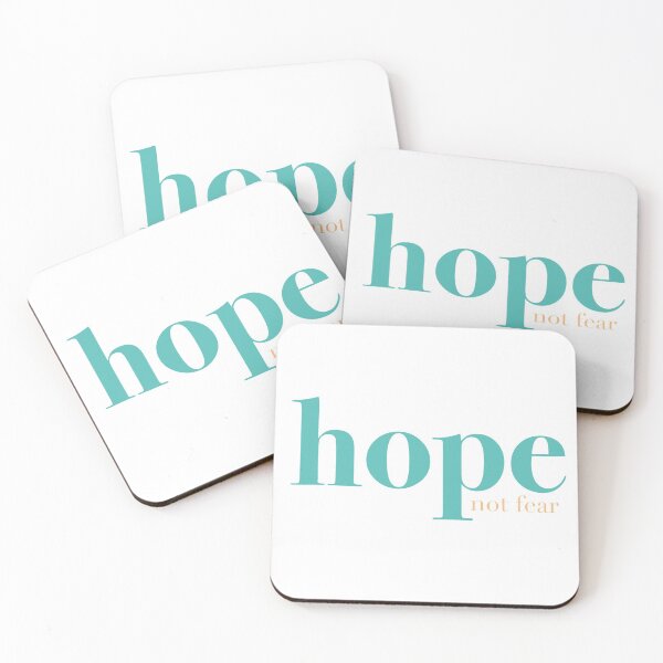Item preview, Hope not fear bold typographic inspirational design designed and sold by Oliveandella.