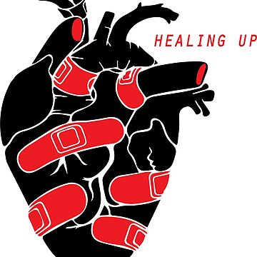 Healing Is Hot' Heart Sticker – Healing is Hot