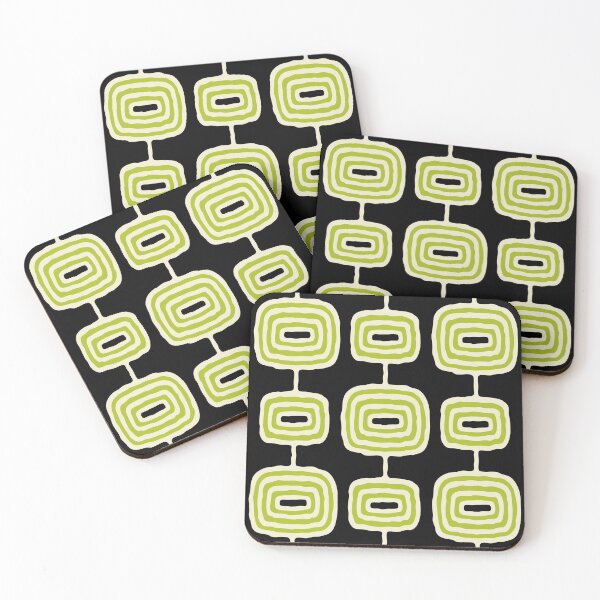Item preview, Mid Century Modern Atomic Rings Pattern 638 designed and sold by tonymagnerart.