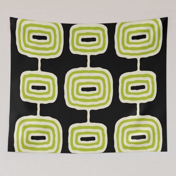 Item preview, Mid Century Modern Atomic Rings Pattern 638 designed and sold by tonymagnerart.