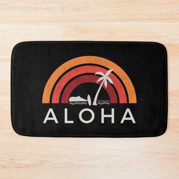 Item preview, Vintage Aloha Beach Palm Tree Hawaii Surf Hawaiian Tropical Design designed and sold by izmb.
